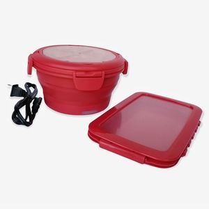 Collapsible Red Heated and Flex Storage Set
